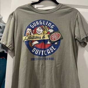 Disney Olive Green T-Shirt with Graphic